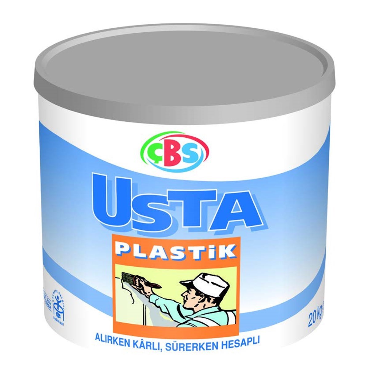 ÇBS USTA HESAPLI PLASTİK BEYAZ 20 KG ÇBS USTA HESAPLI PLASTİK BEYAZ 20 KG