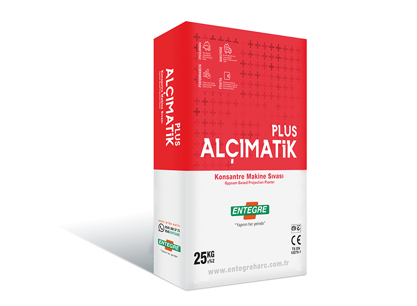 ENTEGRE ALÇIMATİK PLUS 25 KG ENTEGRE ALÇIMATİK PLUS 25 KG