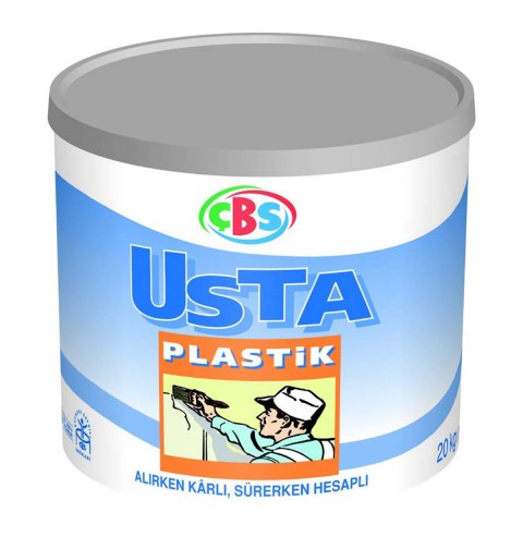 ÇBS USTA HESAPLI PLASTİK BEYAZ 20 KG