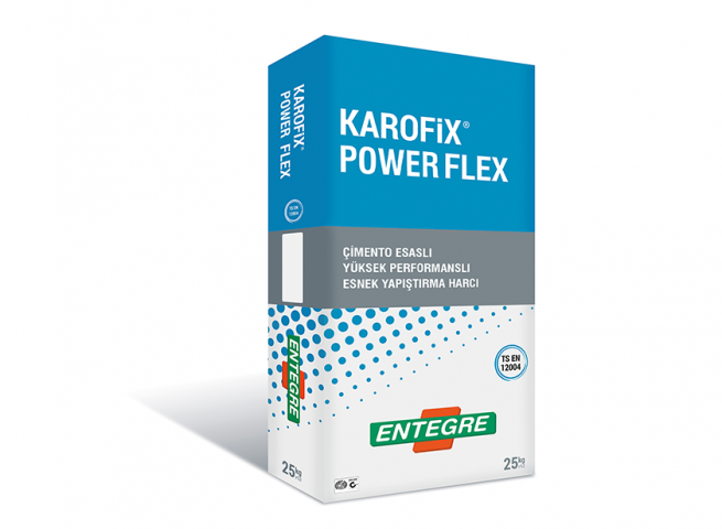 ENTEGRE KAROFİX POWERFLEX GRİ 25 KG FAYANS YAP.