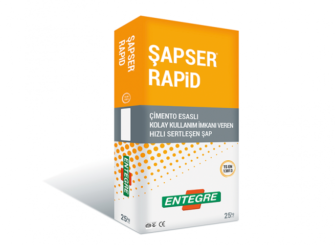 ENTEGRE ŞAPSER RAPİD 25 KG