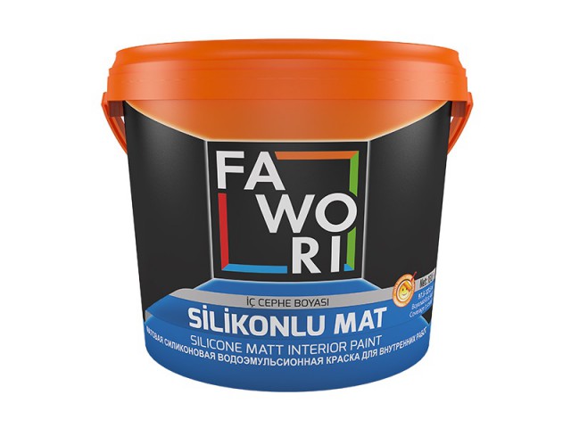 Fawori Silikonlu Mat İç Cephe Boyası 15 Lt